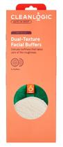 Tampões faciais Cleanlogic Clean Logic para pele sensível de textura dupla (pacote com 6)