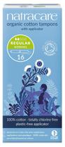 Tampões Natracare Organic Cotton Regular com aplicador de papelão