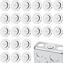 Tampões para furos de caixas elétricas LITGURU 1/2 polegada, 24 peças Tampões para furos de caixas elétricas LITGURU 1/2 polegada, 24 peças