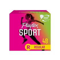 Tampões Playtex Sport Regular Absorbency 48 unidades Tampões Playtex Sport Regular Absorbency 48 unidades