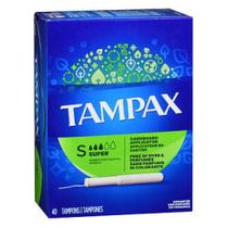 Tampões Tampax com Aplicador Nivelável Super Absorbancy 40 cada um por Tampax