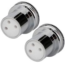 Tampões XLR Female Plugs, 2 unidades para áudio, alto-falantes, etc. Tampões XLR Female Plugs, 2 unidades para áudio, alto-falantes, etc.