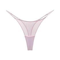 Tanga Feminina Sexy Transparente De Renda E Tule Com Estampa De Escorpião E Borboleta, Lingerie