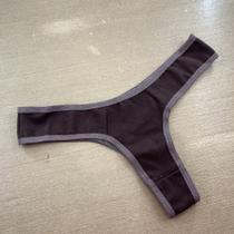 Tanga Fio Cotton Lisa Cor:CastanhoTamanho:M