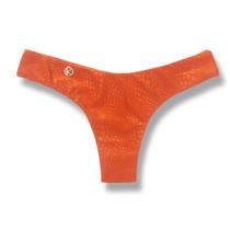 Tanga Isa Crocô Sunset Biquíni Semi Fio Ripple Levanta Bumbum Dupla Face Laranja Reversível Tecido Texturizado Semibrilho Tanga Isa Crocô Sunset Biquíni Semi Fio Ripple Levanta Bumbum Dupla Face Laranja Reversível Tecido Texturizado Semibrilho