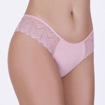 Tanga Lateral Renda Romance em Algodão Egípcio