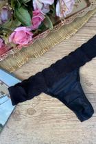 Tanga Sensual Microfibra Cós em Renda