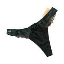 Tanga Sexy De Cintura Baixa Estilo Europeu Sem Costura Com Detalhes Em Renda Confortável