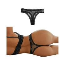 Tanga Sexy De Renda Com Cintura Baixa FINETOO, Calcinhas T-Back Respiráveis, Lingerie Macia