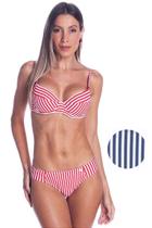 Tanga Tradicional Listrada Duallin - Conforto e Estilo Tanga Tradicional Listrada Duallin - Conforto e Estilo