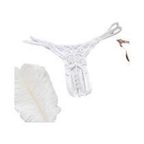 Tangas De Renda Com Pérolas Para Mulheres, G String Sexy Transparente, Lingerie Feminina Tangas De Renda Com Pérolas Para Mulheres, G String Sexy Transparente, Lingerie Feminina