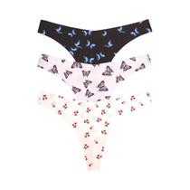 Tangas Femininas Ultrafinas E Sexy Com Estampa Gráfica De Leopardo, Lingerie Íntima Elástica S-XL 3