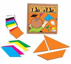 Tangram De Madeira Pedagogico Jogo Educativo Pedagogico Simque