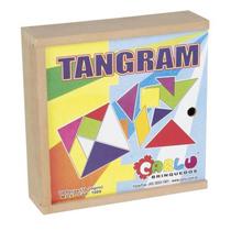 Tangram MDF - 70 Peças - 10 Jogos - Carlu