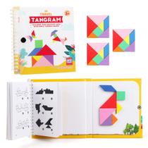 Tangram Puzzle Vanmor Travel com 240 soluções - 3 conjuntos Tangram Puzzle Vanmor Travel com 240 soluções - 3 conjuntos