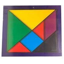 Tangram Quebra-Cabeça Educativo E Pedagógico Em Mdf Tangram Quebra-Cabeça Educativo E Pedagógico Em Mdf