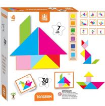 Tangram Quebra-cabeça Geométrico Madeira - Nig Brinquedos Tangram Quebra-cabeça Geométrico Madeira - Nig Brinquedos