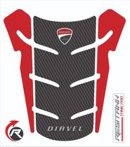 Tank Pad Resinado Diavel Ducati Corse Adesivo Para Tanque