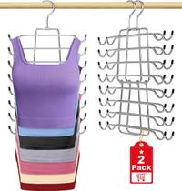 Tank Top Hangers Besslly, organizador de armário de 8 camadas, conjunto de 2