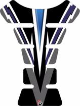 Tankpad Adesivo 3d Protetor Tanque Preto/azul Titan/ Fan Ybr Tankpad Adesivo 3d Protetor Tanque Preto/azul Titan/ Fan Ybr