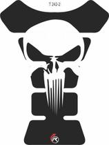 Tankpad Protetor De Tanque Branco E Preto Caveira Skull Tankpad Protetor De Tanque Branco E Preto Caveira Skull