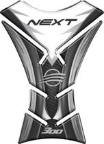 Tankpad Protetor De Tanque Next 300cc Preto Branco Resitank