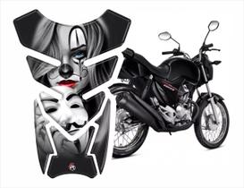 Tankpad Protetor De Tanque Yamaha Factor Feminino Clown Girl Tankpad Protetor De Tanque Yamaha Factor Feminino Clown Girl