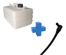 Tanque 12 Litros + Pescador Fixo Para Motor Popa Barco Bote