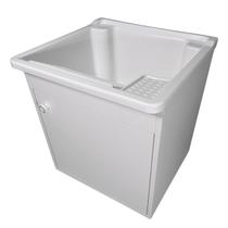 Tanque 26 Litros Com Gabinete Mdf De Parede Pequeno Montado