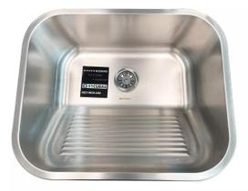 Tanque br cubas elegance 50x40x22,5cm inox 304 0.8mm, acetinado sd0949