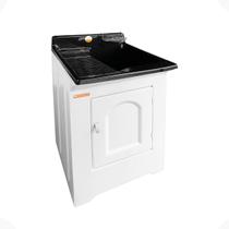 Tanque C/ Gabinete ABS e Esfregador em Fibra 38L Stilofibras 006