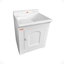 Tanque Com Gabinete ABS e Esfregador em Fibra de Vidro 50L Stilofibras Ref.021