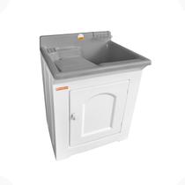 Tanque Com Gabinete ABS e Esfregador em Fibra de Vidro 50L Stilofibras Ref.021