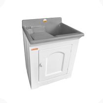 Tanque Com Gabinete ABS e Esfregador em Fibra de Vidro 50L Stilofibras Ref.021