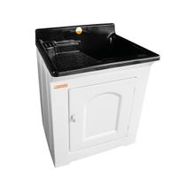 Tanque Com Gabinete ABS e Esfregador em Fibra de Vidro 50L Stilofibras Ref.021 Tanque Com Gabinete ABS e Esfregador em Fibra de Vidro 50L Stilofibras Ref.021
