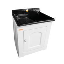 Tanque Com Gabinete ABS e Esfregador em Fibra de Vidro 50L Stilofibras Ref.021