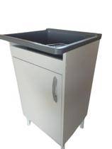 Tanque Com Gabinete Mdf 46x84 Cm Pequeno 26 Litros Montado