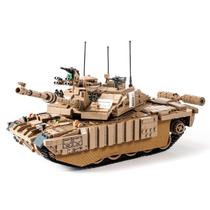 Tanque DAHONPA Challenger II de brinquedo Building Block com 1687 peças