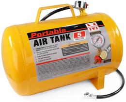 Tanque de ar MaxWorks 51010 portátil de 19 L, mangueira de 1 m, 140 PSI