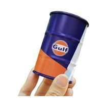 Tanque De Armazenamento De Tinta Para Carros De Corrida Gulf Oil, Modelo Micro Em Caixa De Ferro,