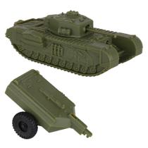 Tanque de brinquedo BMC CTS WW2 British Churchill Crocodile escala 1:38 Tanque de brinquedo BMC CTS WW2 British Churchill Crocodile escala 1:38