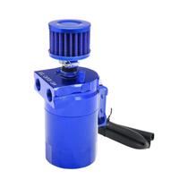 Tanque De Captura De Óleo De Alumínio Com Filtro De Ar E Conexões De Ventilação Para Carros