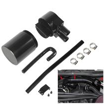 Tanque De Captura De Óleo Em Alumínio Preto Com Mangueira De Radiador De Silicone Para BMW N54 335i