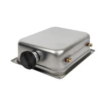 Tanque De Combustível De Aço Inoxidável 7L Para Carro Com Display De Nível De Óleo E Chave, Tanque