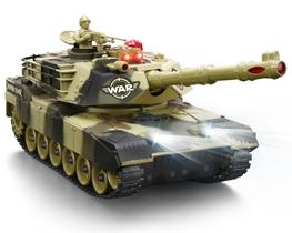 Tanque de controle remoto NIWOTA Kids Simulated Army Escala 1:28