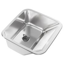 Tanque de Embutir Inox Ghel Plus - 550x450x215mm, 30 Litros, Aço Polido