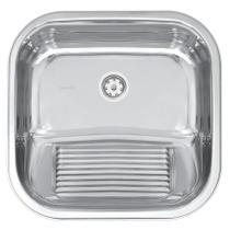Tanque de Encaixe 23l em Aço Inox Acetinado Tramontina Hera 40 X 40cm Tanque de Encaixe 23l em Aço Inox Acetinado Tramontina Hera 40 X 40cm