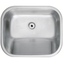 Tanque de Encaixe Tramontina Hera 34 L em Aço Inox Escovado 50x40 cm Tanque de Encaixe Tramontina Hera 34 L em Aço Inox Escovado 50x40 cm