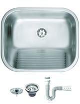 Tanque de Encaixe Tramontina Hera em Aço Inox Acetinado 50x40 - 30 Litros