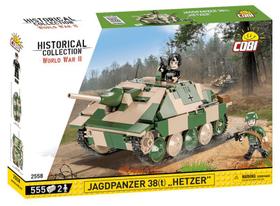 Tanque de Guerra Alemão Jagdpanzer 38(t) Hetzer - Blocos de Montar 555 Peças - World War II - COBI